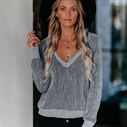 Women's lightweight cotton-blend knit pullover, view 10 - MRSLM