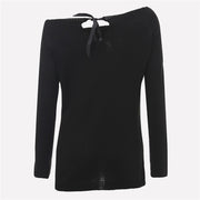 women's knitted pullover sweater, view 5 - MRSLM