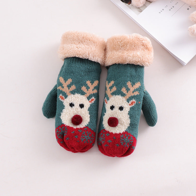 Weihnachtsplüschhandschuhe