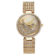 phoenix rhinestone watch - MRSLM