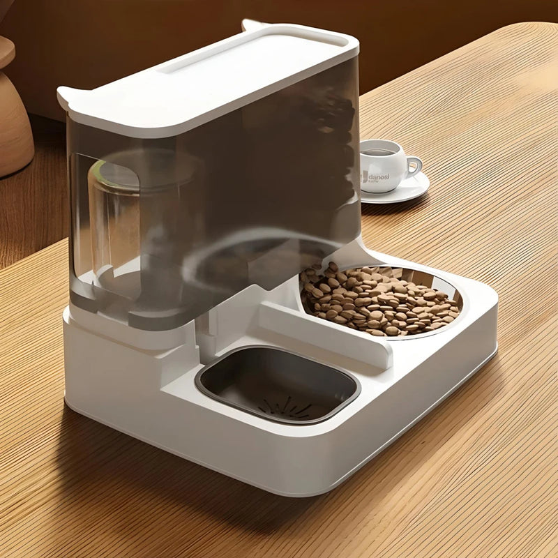 2-in-1 automatic cat feeder and water dispenser, view 5 - MRSLM