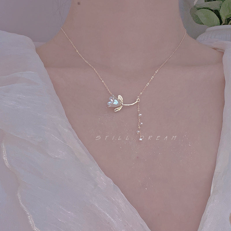 Original Design French Tulip Necklace Femininity