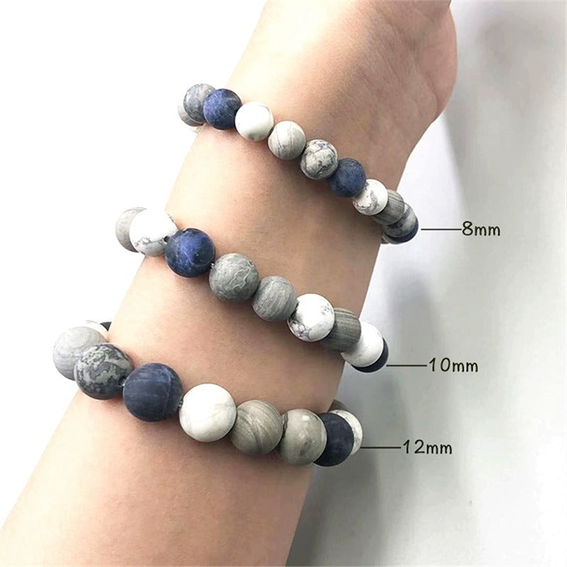 planet stone starry bead bracelet, view 4 - MRSLM