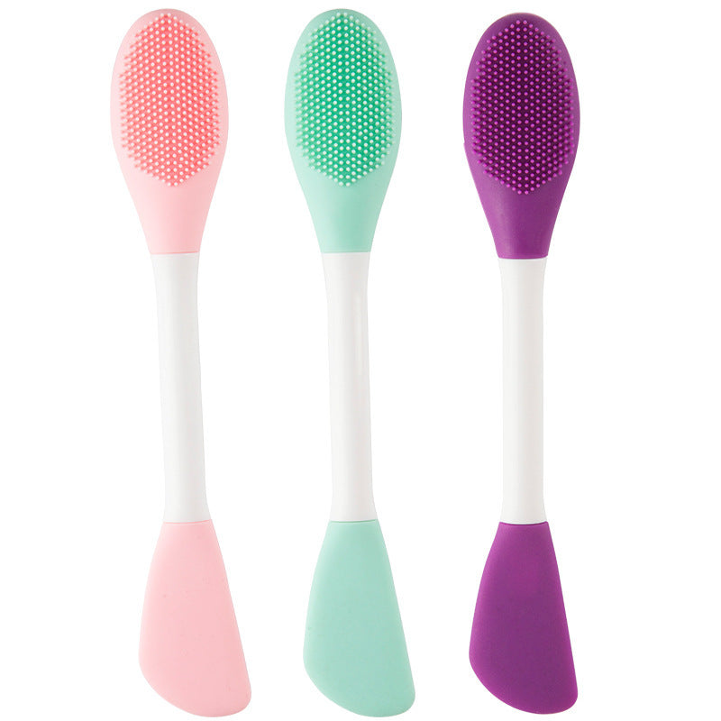 silicone double-end face mask brush, view 8 - MRSLM