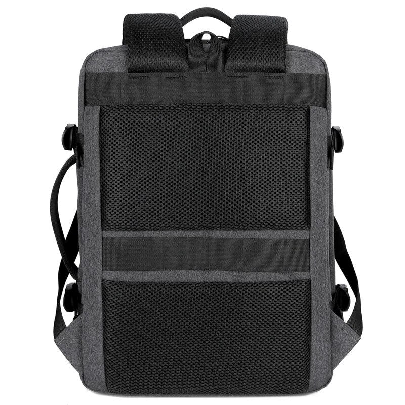expandable travel backpack with usb port, view 6 - MRSLM