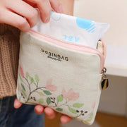 mini portable sanitary pad pouch, view 3 - MRSLM