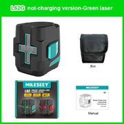 2-line self-leveling laser level with tripod, view 3 - MRSLM