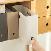 foldable desktop bookcase file organizer, view 4 - MRSLM
