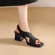 genuine leather summer sandals - MRSLM