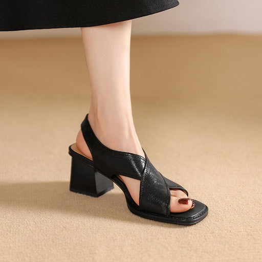 genuine leather summer sandals - MRSLM