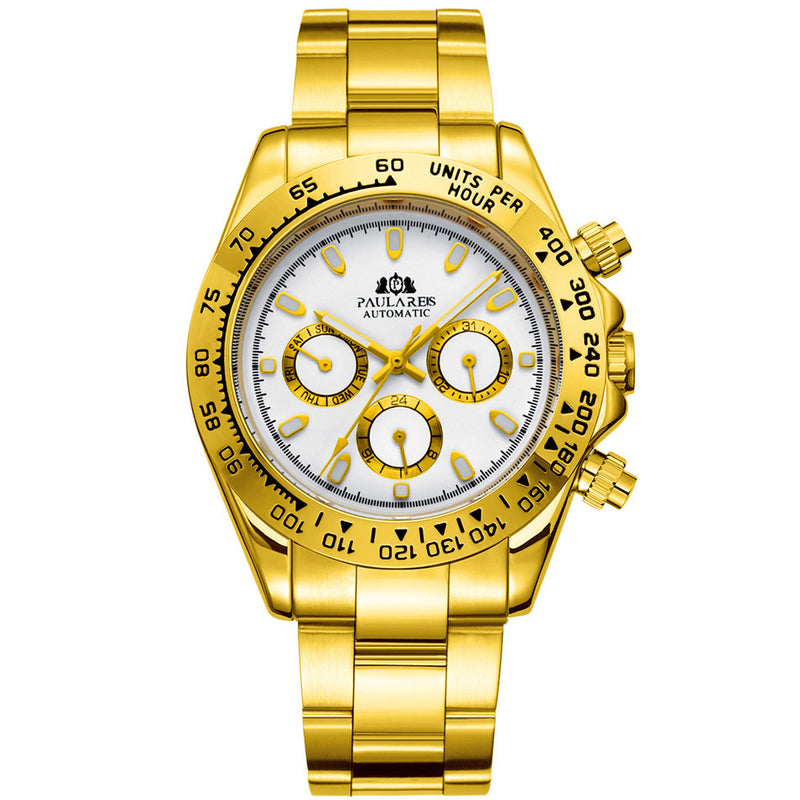 men's automatic luminous watch, view 9 - MRSLM