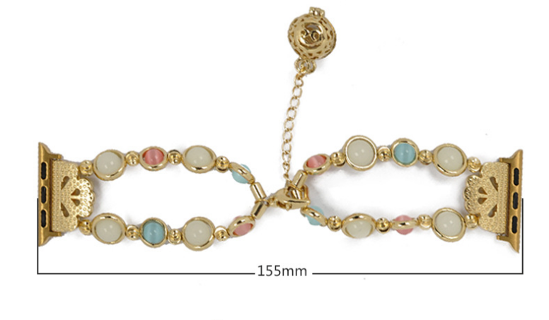 Metal luminous bead bracelet