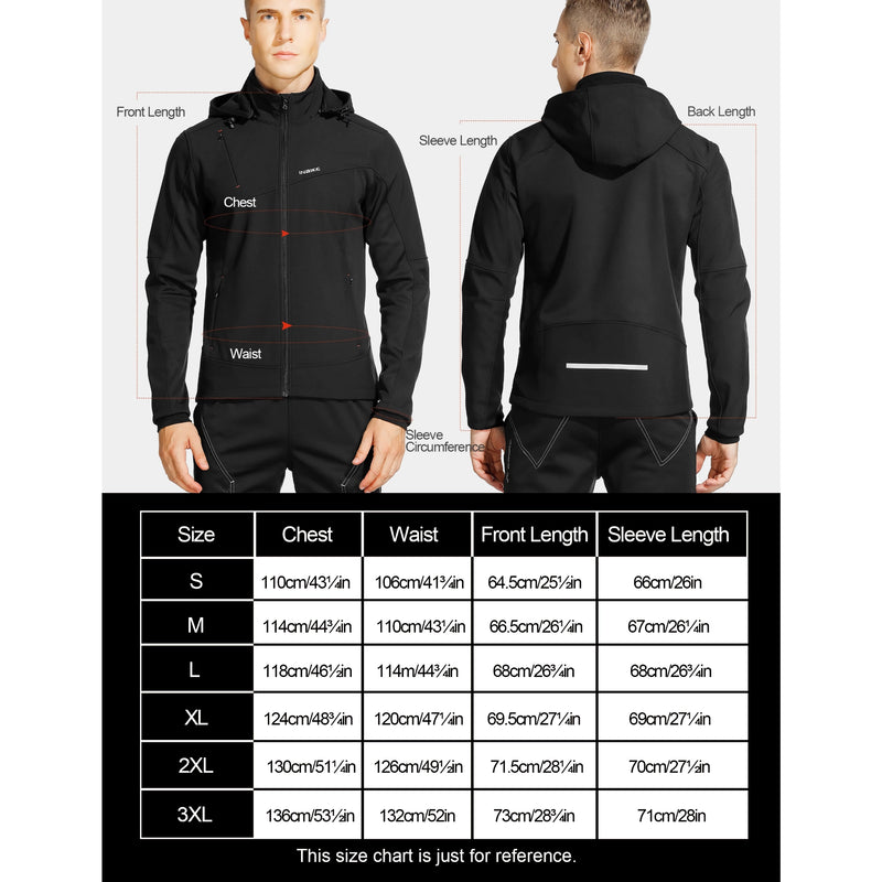 men's hooded cycling windbreaker, view 8 - MRSLM