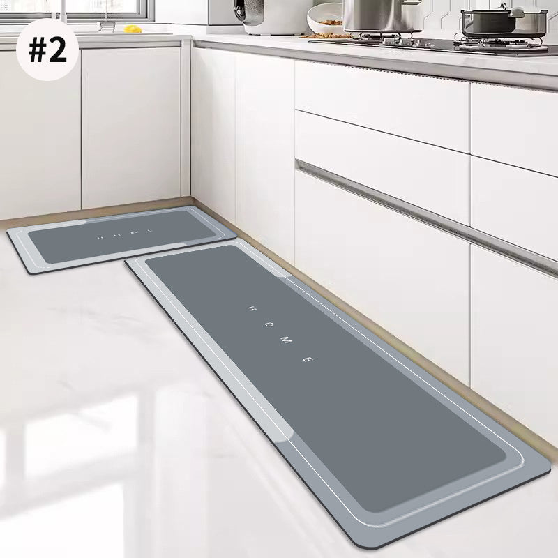 absorbent non-slip diatomite kitchen mat, view 3 - MRSLM