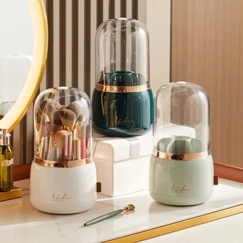 rotating cosmetic brush holder, view 7 - MRSLM