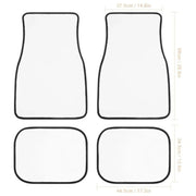 skull floral car floor mats, view 7 - MRSLM