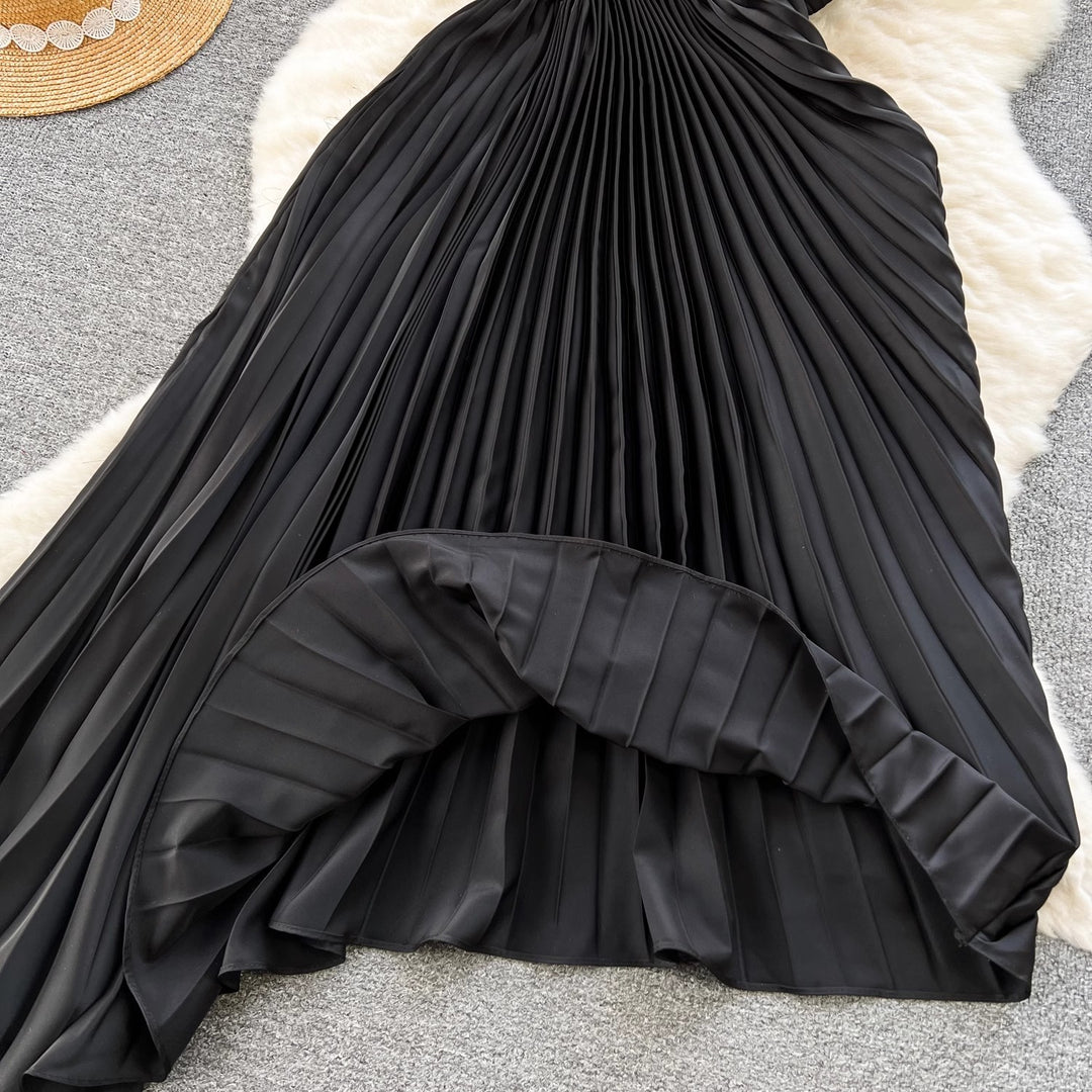 Slim Fit Irregular Hollow-out Dress Women