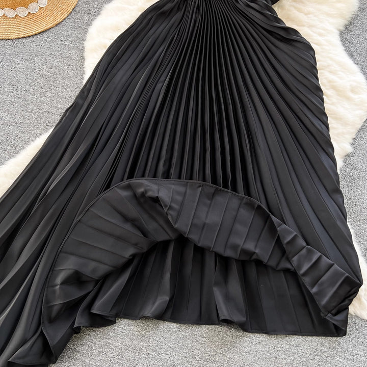 Slim Fit Irregular Hollow-out Dress Women