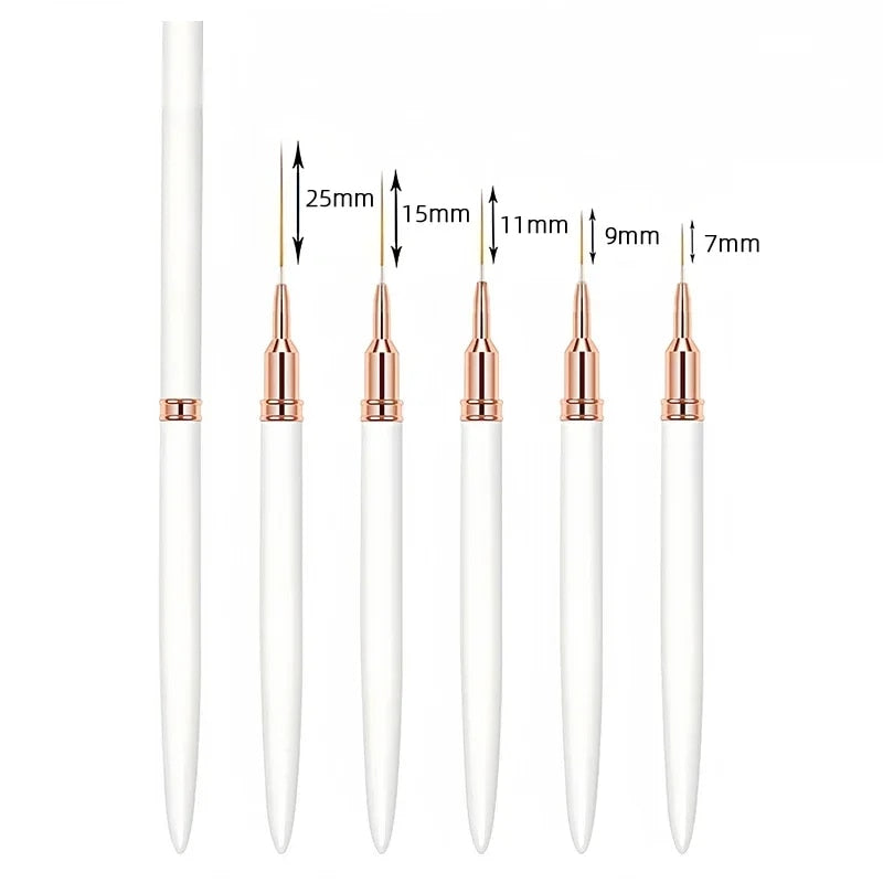 nail art liner brush set, view 2 - MRSLM