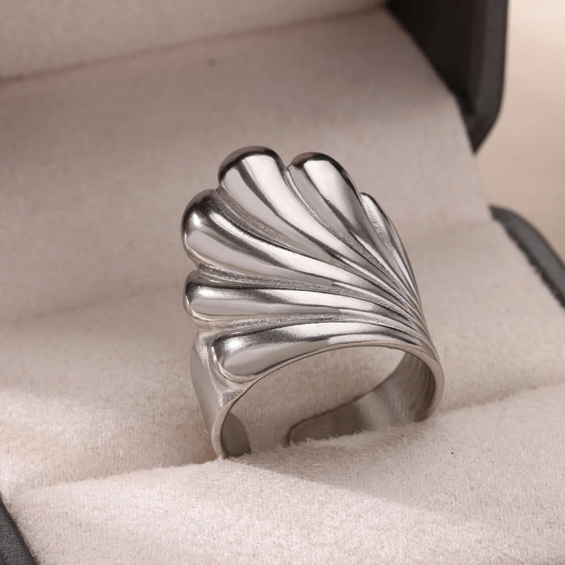 Vintage Feather Ring for Women