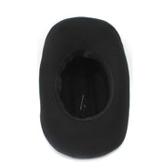 roll brim fedora cowboy hat, view 8 - MRSLM