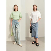 Slash neck lantern sleeve top, view 6 - MRSLM
