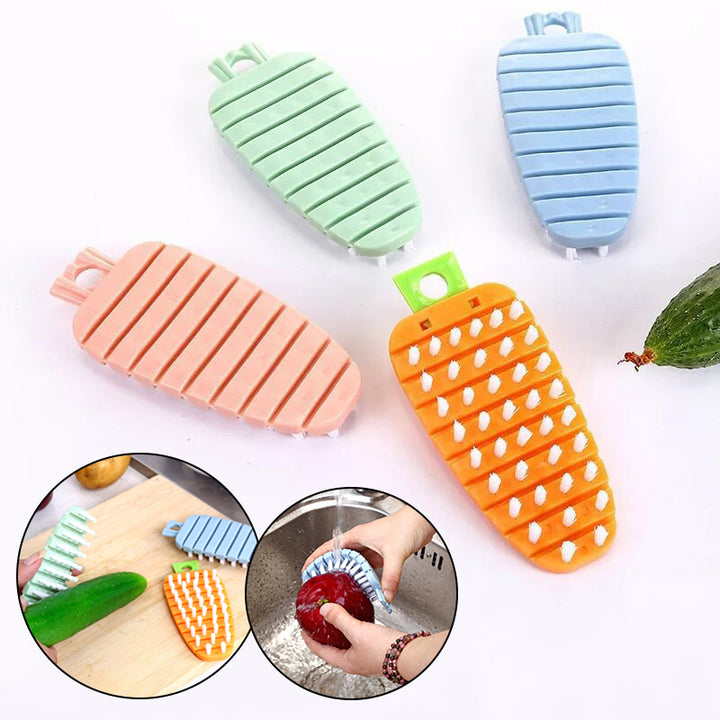 Multifunction Vegetable Fruit Cleaning Brush Flexible Potato Carrot Cucumber Cleaning Brush Kitchen Gadgets Cleaning Tools Accessories