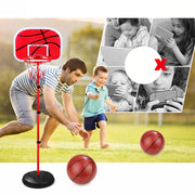 adjustable height kids basketball hoop set, view 6 - MRSLM