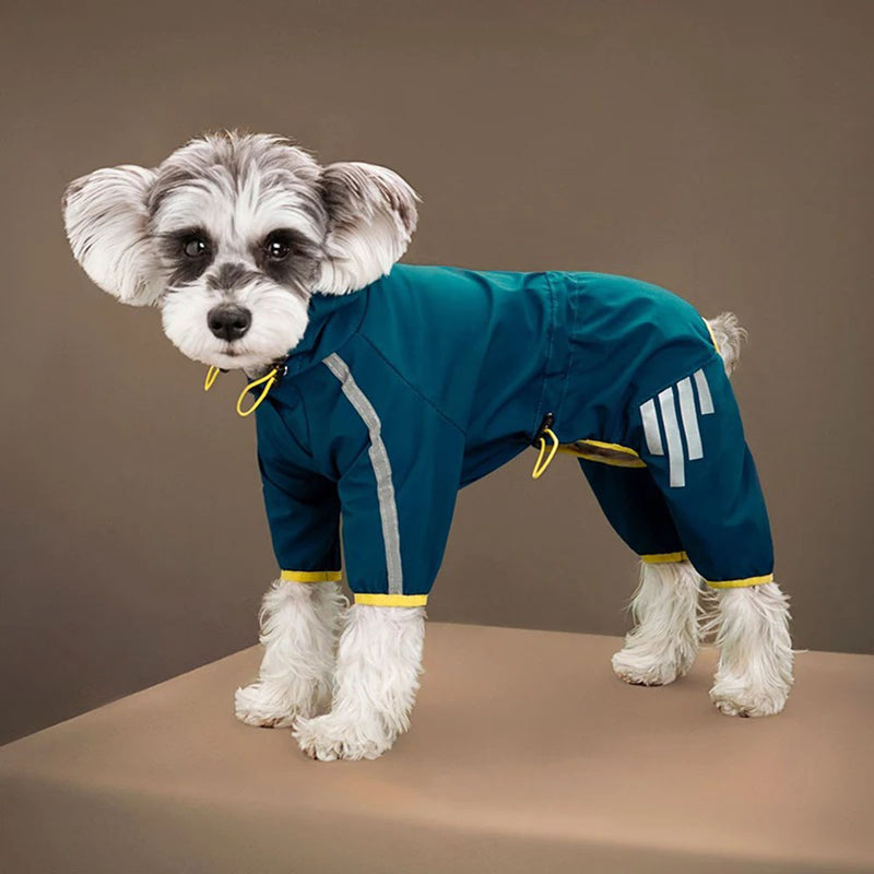 Capa de chuva impermeável para animais de estimação