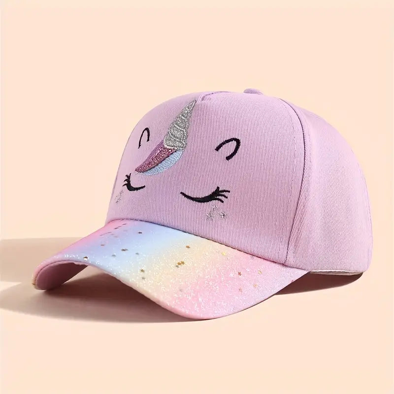 kids unicorn snapback cap, view 2 - MRSLM