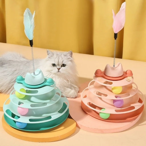 cat turntable ball toy - MRSLM