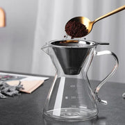 reusable stainless steel coffee filter, view 5 - MRSLM