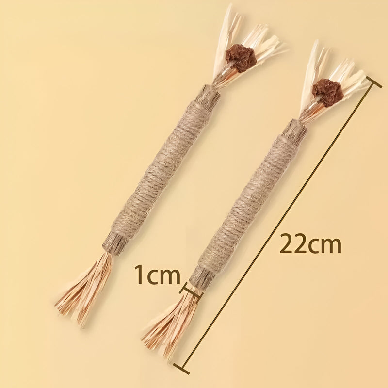 natural silvervine catnip sticks, view 2 - MRSLM