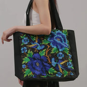 phoenix embroidered shoulder bag, view 12 - MRSLM