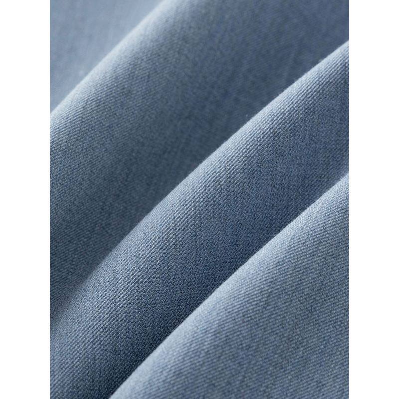 light denim shoulder blazer, view 6 - MRSLM