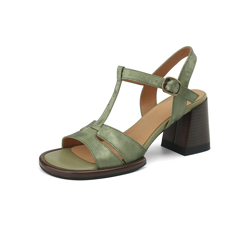 genuine leather gladiator sandals, view 2 - MRSLM