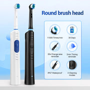 rotary electric toothbrush with 3 modes, view 5 - MRSLM