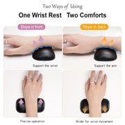 ergonomic silicone mouse wrist rest, view 7 - MRSLM