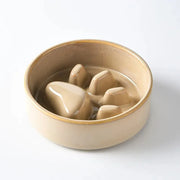 ceramic slow feeding pet bowl, view 5 - MRSLM