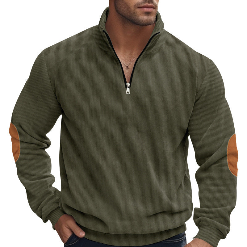 embroidered corduroy top, view 5 - MRSLM