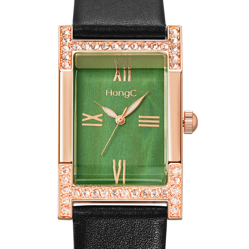 Retro square dial women's watch, view 6 - MRSLM