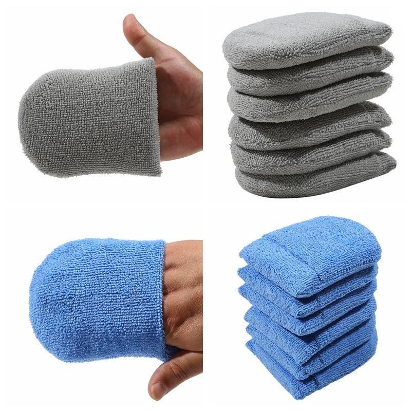Microfiber car wax applicator pads - MRSLM