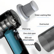 portable wireless car and home vacuum cleaner, view 5 - MRSLM