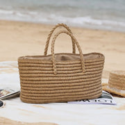 large straw tote bag - MRSLM