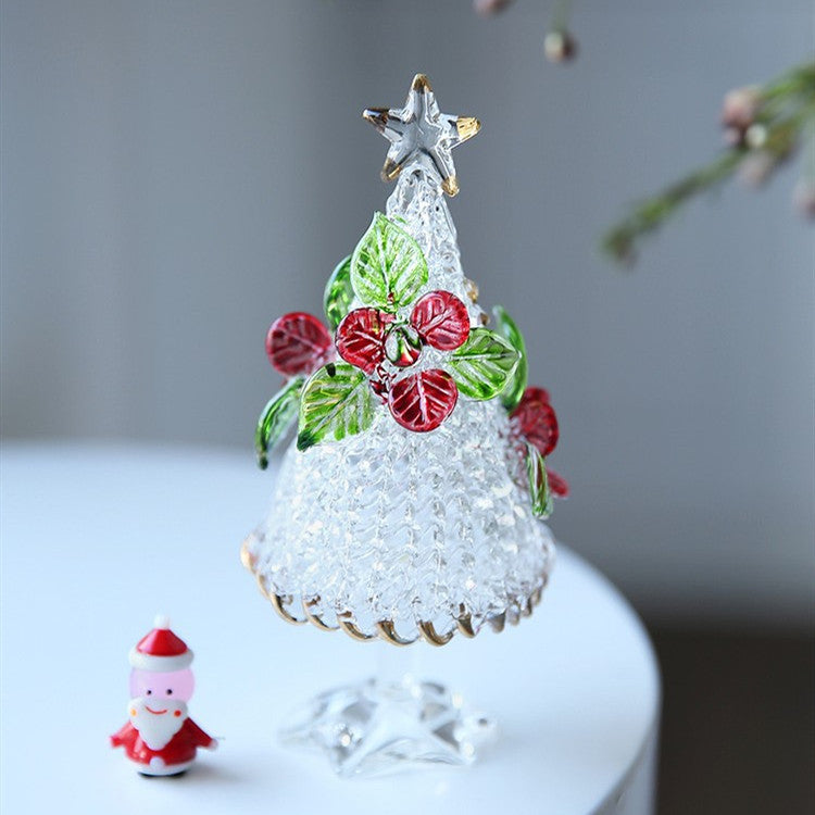 glass Christmas tree decoration, view 2 - MRSLM