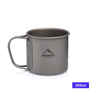 camping titanium cup with lid, view 4 - MRSLM