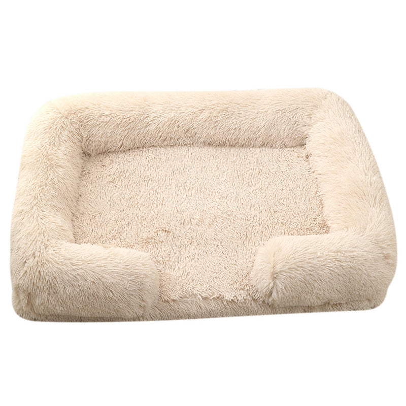 Plush round donut pet bed, view 6 - MRSLM