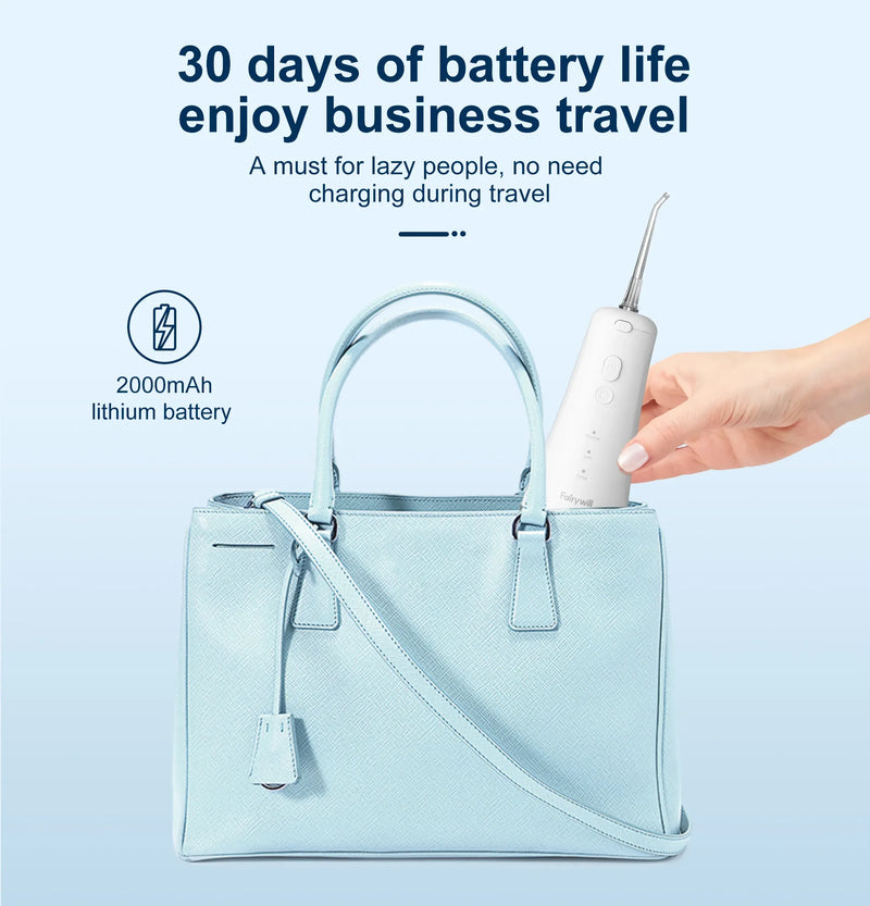 cordless water flosser, view 8 - MRSLM