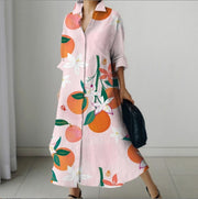 women's loose printed dress, view 10 - MRSLM
