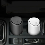 Compact silicone press-type car trash can, view 5 - MRSLM